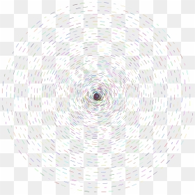 Prismatic Circular Dashed Spiral Clip Arts - Circle, HD Png Download - dotted circle png
