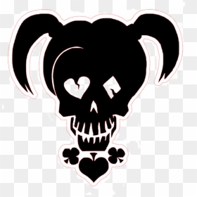 Suicide Squad Harley Quinn Logo Png, Transparent Png - suicide squad logo png