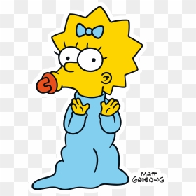 Maggie Simpson Png, Transparent Png - simpsons png