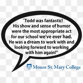 Circle , Png Download - Mount Saint Mary College, Transparent Png - word balloon png