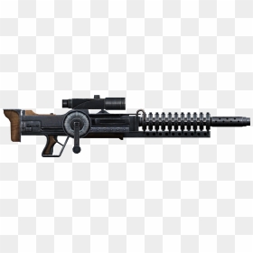 Nukapedia The Vault - Fallout New Vegas Gauss Rifle, HD Png Download - sniper rifle png