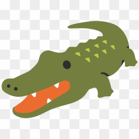 Alligator Emoji, HD Png Download - water emoji png