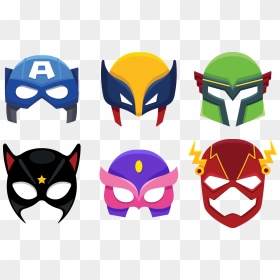 Batman Mask Clipart Eye - Superhero Mask Vector, HD Png Download - batman mask png