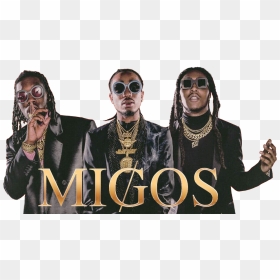 Migos Walk It Talk It Ft Drake , Png Download - Three Migos, Transparent Png - migos png