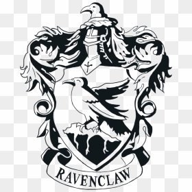 Ravenclaw House Harry Potter T-shirt Hogwarts School - Transparent Ravenclaw Crest, HD Png Download - hogwarts crest png