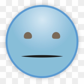 Sky Blue Emoji Png Transparent Picture - Smiley, Png Download - sick emoji png