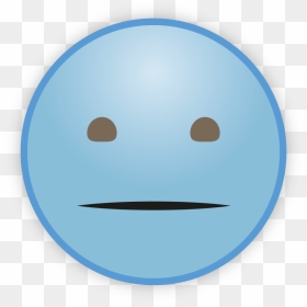 Sky Blue Emoji Png Transparent Picture - Smiley, Png Download - sick emoji png