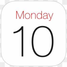 Calendar Icon Png Image - Circle, Transparent Png - apple icon png