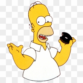 Cartoon Characters Simpsons - Homer Simpson Gif Png, Transparent Png - simpsons png