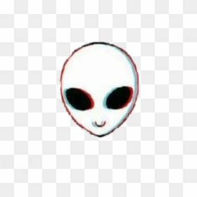 #alian #aesthetic #glitch #ufo #creepy # - Alien Aesthetic Ufo Drawing, HD Png Download - creepy png