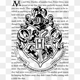 Transparent Hogwarts Crest Png - Crest, Png Download - hogwarts crest png