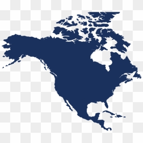 Gray North America Map - North America Map Grey, HD Png Download - north america png