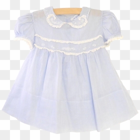 Saks Fifth Avenue Blue And White Lace Baby Girl Dress - Cotton, HD Png Download - white lace png