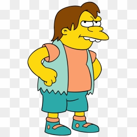 Transparent Simpsons Png - Nelson Muntz, Png Download - simpsons png