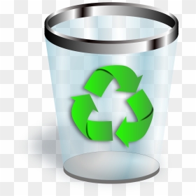 Transparent Recycle Bin Icon, HD Png Download - trashcan png
