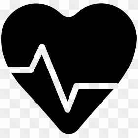 Png File Svg - Health Black And White, Transparent Png - heart silhouette png
