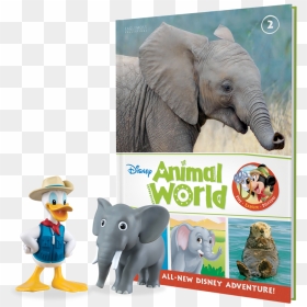Disney Mickey And Coco The Monkey Books Clipart , Png - World Animal Disney Elephant, Transparent Png - donald trump hair png
