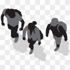 People Walking Images - Human Top View Png, Transparent Png - business people walking png