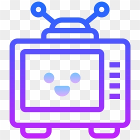 Retro Tv Icon - Portable Network Graphics, HD Png Download - tv icon png