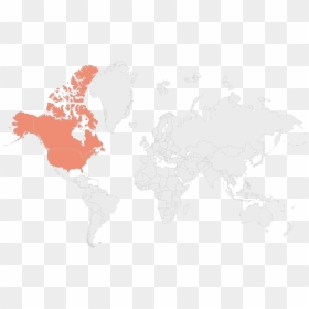 World Map, HD Png Download - north america png
