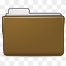 Brown Folder Icon Clip Arts - Icono Carpeta Roja Mac Png, Transparent Png - folder icon png