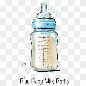 Our Drinks Memorology Baby Milk Bottle Png - Baby Milk Bottles Png, Transparent Png - baby bottle png
