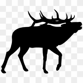 Christmas Deer Silhouette , Png Download - シルエット 鹿 イラスト, Transparent Png - deer silhouette png