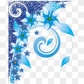 Floral Swirls Photoshop Background Png - Project Design Cover Page, Transparent Png - png backgrounds