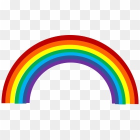 Rainbow Clipart Transparent - Transparent Background Rainbow Clipart, HD Png Download - rainbow png transparent background
