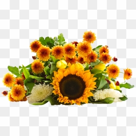 Transparent Sunflower Bouquet Clipart - Png Flower Bouquets Sunflower, Png Download - png photo