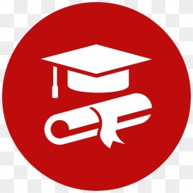 Icon Students - Red Education Icon Png, Transparent Png - education icon png