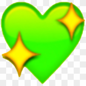 Emoji Heart Sticker Text Messaging - Iphone Emoji Hearts Color, HD Png Download - love emoji png