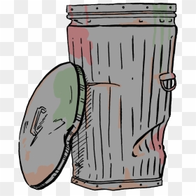 Trashcan , Png Download - Cartoon Transparent Cartoon Trash Can Png, Png Download - trashcan png