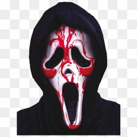 Licensed Bleeding Scream Mask - Wonder August Halloween Costume, HD Png Download - scream png