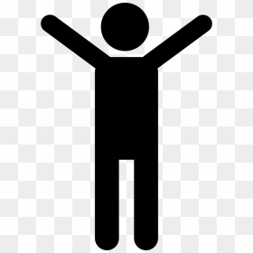 Thumb Image - Stickman Hands Up Png, Transparent Png - thumbs up icon png