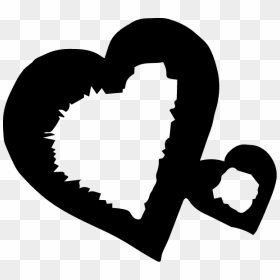 Heart, HD Png Download - heart silhouette png