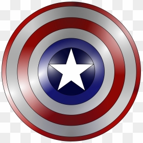 Captain America Shield Clip Arts - Captain America Shield Png Cartoon, Transparent Png - captain america shield png