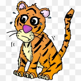 Scared Tiger Cartoon Transparent Background, HD Png Download - scream png