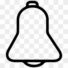 Bell Outline Interface Symbol Svg Png Icon Free Download - Simbolo Campana, Transparent Png - bell icon png