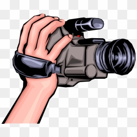 Transparent Hand Holding Gun Png - Hand Holding Video Camera, Png Download - hand holding gun png