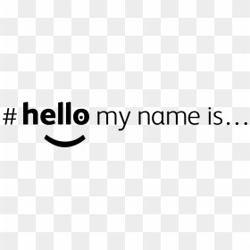 Hello My Name Is Logo Png, Transparent Png - hello my name is png