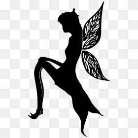 Tinkerbell Silhouette Png - Fairy Ilhouette, Transparent Png - tinkerbell silhouette png