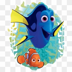 Wall Decal Finding Nemo Painting Art - Finding Nemo Characters Cutouts, HD Png Download - dory png