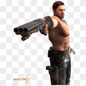 15 Holding Shotgun Png For Free Download On Mbtskoudsalg - Resident Evil 3 Chris Redfield, Transparent Png - hand holding gun png