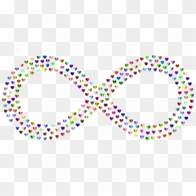 Colorful Heart With Infinity Symbol, HD Png Download - infinity sign png