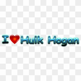 Hulk Hogan Love Name Heart Design Png - Graphic Design, Transparent Png - hulk hogan png