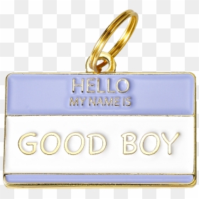 Pet Tag, HD Png Download - hello my name is png