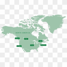 North America Map Graphic, HD Png Download - north america png