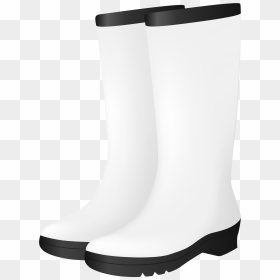 White Rubber Boots Png Clipart - White Boots Png, Transparent Png - boots png