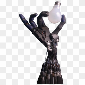 Humanoid Robotic Arm, HD Png Download - hand holding gun png